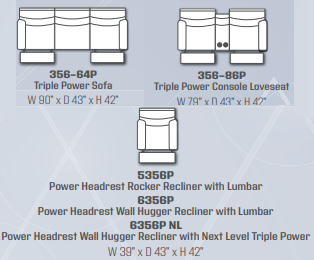 Point Break Triple Power Recliner - Alexander's Furniture (Blairsville, GA)