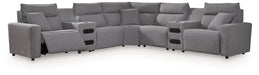Modmax II Power Reclining Sectional with Audio Consoles - Alexander's Furniture (Blairsville, GA)