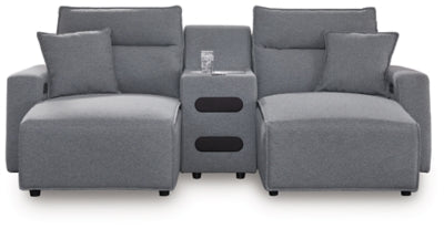 Modmax Power Reclining Sectional with Chaise - Alexander's Furniture (Blairsville, GA)
