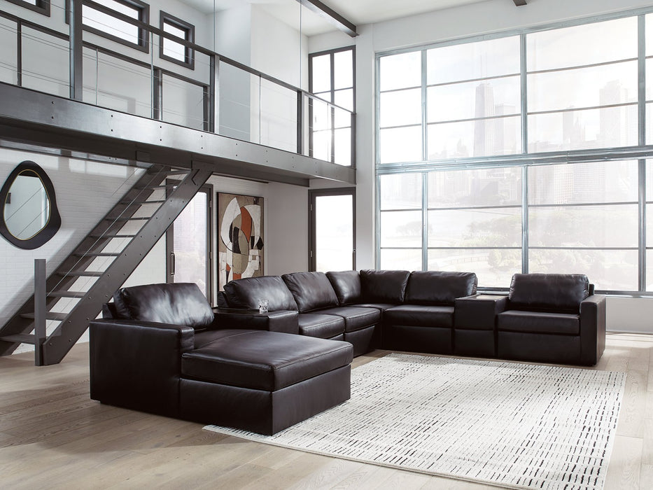 Modmax II Sectional with Chaise and Storage Consoles - Alexander's Furniture (Blairsville, GA)