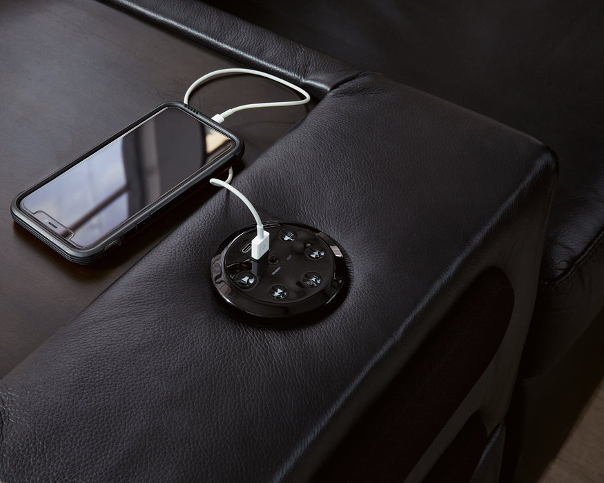 Modmax II Sectional with Chaise and Audio Consoles - Alexander's Furniture (Blairsville, GA)