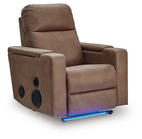 Lorrenton Power Glider Recliner with Audio System - Alexander's Furniture (Blairsville, GA)
