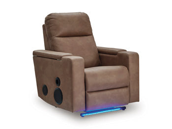 Lorrenton Power Glider Recliner with Audio System - Alexander's Furniture (Blairsville, GA)