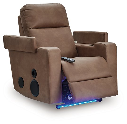 Lorrenton Power Glider Recliner with Audio System - Alexander's Furniture (Blairsville, GA)