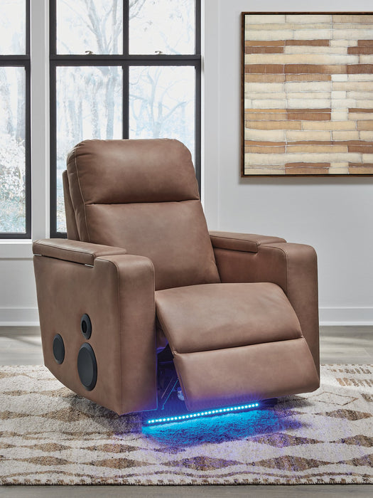 Lorrenton Power Glider Recliner with Audio System - Alexander's Furniture (Blairsville, GA)