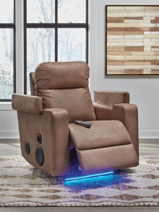 Lorrenton Power Glider Recliner with Audio System - Alexander's Furniture (Blairsville, GA)