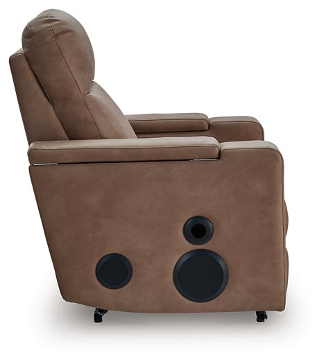 Lorrenton Power Glider Recliner with Audio System - Alexander's Furniture (Blairsville, GA)