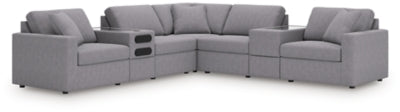 Modmax Balanced Sectional with Audio and Storage Consoles - Alexander's Furniture (Blairsville, GA)