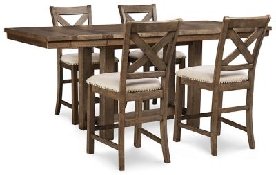 Moriville Counter Height Dining Set - Alexander's Furniture (Blairsville, GA)