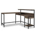 Arlenbry Home Office L-Desk with Storage - Alexander's Furniture (Blairsville, GA)