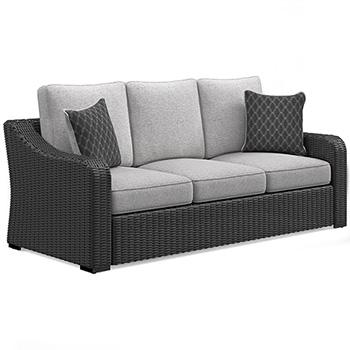 Beachcroft Outdoor Sofa with Cushion - Alexander's Furniture (Blairsville, GA)
