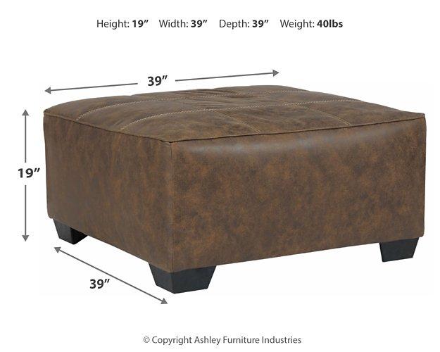 Abalone Oversized Accent Ottoman - Alexander's Furniture (Blairsville, GA)