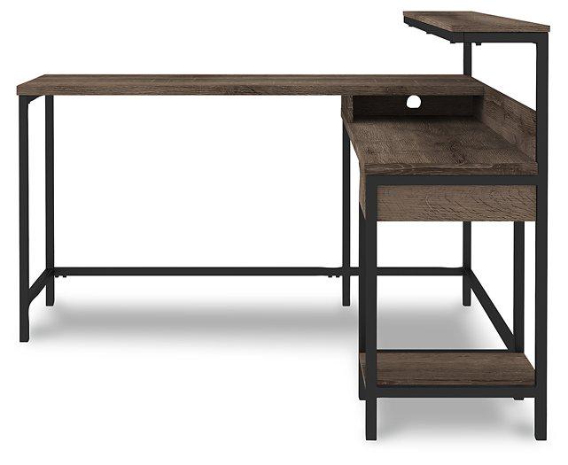 Arlenbry Home Office L-Desk with Storage - Alexander's Furniture (Blairsville, GA)