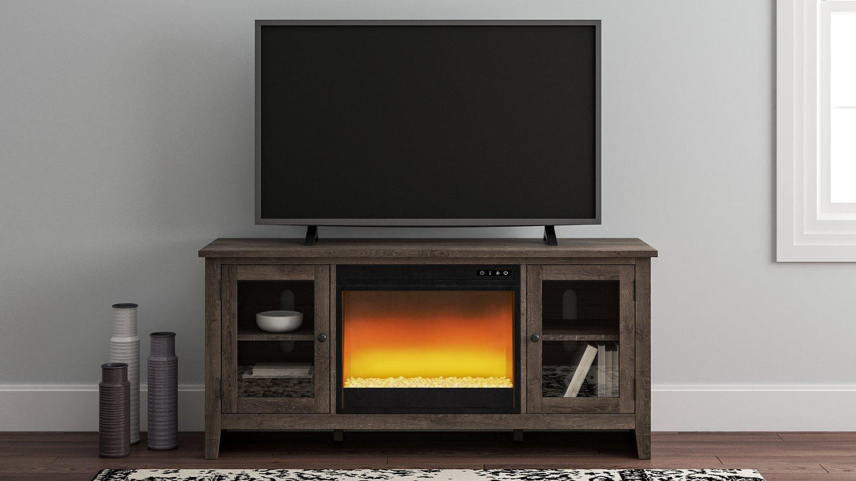 Arlenbry 60" TV Stand with Electric Fireplace - Alexander's Furniture (Blairsville, GA)