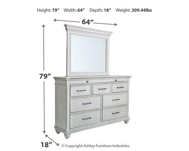 Kanwyn Dresser and Mirror - Alexander's Furniture (Blairsville, GA)
