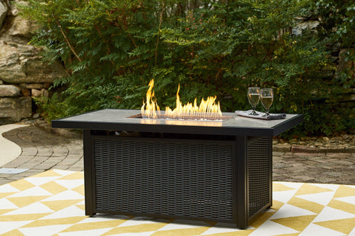 Beachcroft Outdoor Fire Pit Table - Alexander's Furniture (Blairsville, GA)