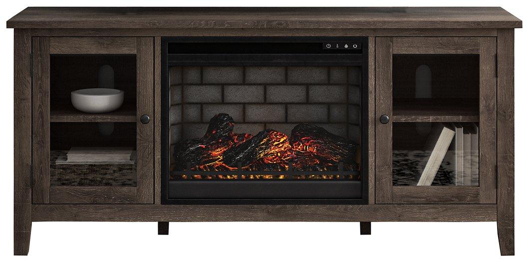 Arlenbry 60" TV Stand with Electric Fireplace - Alexander's Furniture (Blairsville, GA)