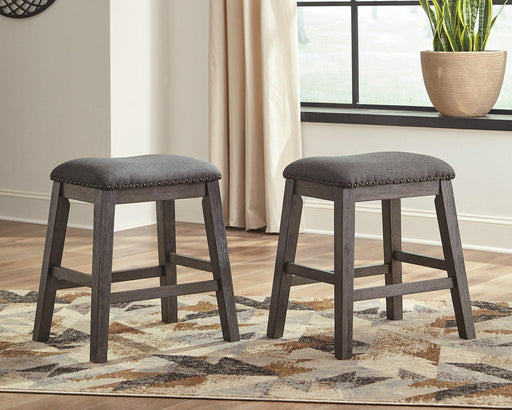 Caitbrook Counter Height Upholstered Bar Stool - Alexander's Furniture (Blairsville, GA)