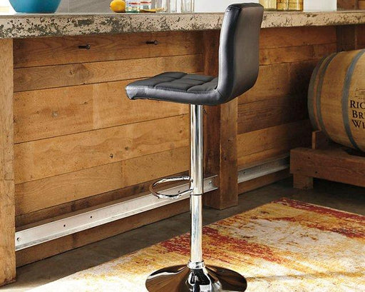 Bellatier Adjustable Height Bar Stool - Alexander's Furniture (Blairsville, GA)