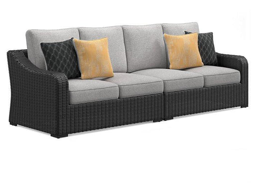 Beachcroft 2-Piece Outdoor Loveseat with Cushion - Alexander's Furniture (Blairsville, GA)