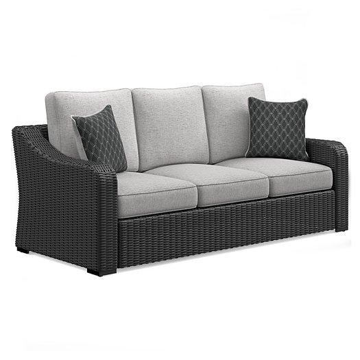 Beachcroft Outdoor Sofa with Cushion - Alexander's Furniture (Blairsville, GA)