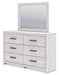 Cayboni Dresser and Mirror - Alexander's Furniture (Blairsville, GA)