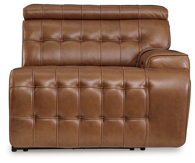 Temmpton Power Reclining Sectional Loveseat with Console