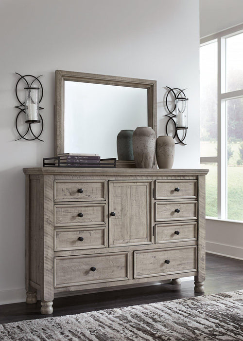 Harrastone Dresser and Mirror