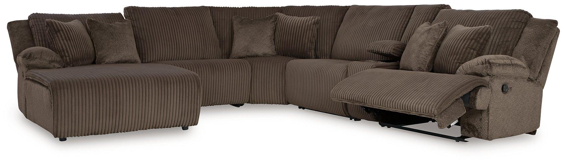 Top Tier Reclining Sectional with Chaise - Alexander's Furniture (Blairsville, GA)