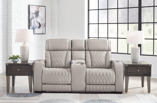 Boyington Power Reclining Loveseat with Console - Alexander's Furniture (Blairsville, GA)