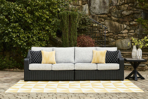 Beachcroft 2-Piece Outdoor Loveseat with Cushion - Alexander's Furniture (Blairsville, GA)