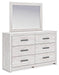 Cayboni Dresser and Mirror - Alexander's Furniture (Blairsville, GA)