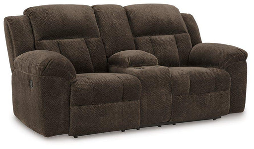 Frohn Reclining Loveseat with Console - Alexander's Furniture (Blairsville, GA)