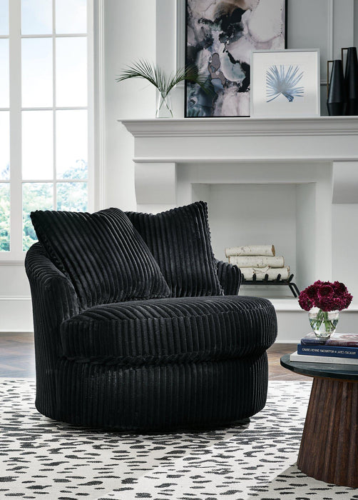 Gramwell Swivel Accent Chair - Alexander's Furniture (Blairsville, GA)