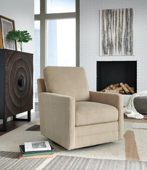Icaman Swivel Accent Chair - Alexander's Furniture (Blairsville, GA)