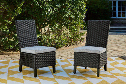 Beachcroft Outdoor Side Chair with Cushion (Set of 2) - Alexander's Furniture (Blairsville, GA)