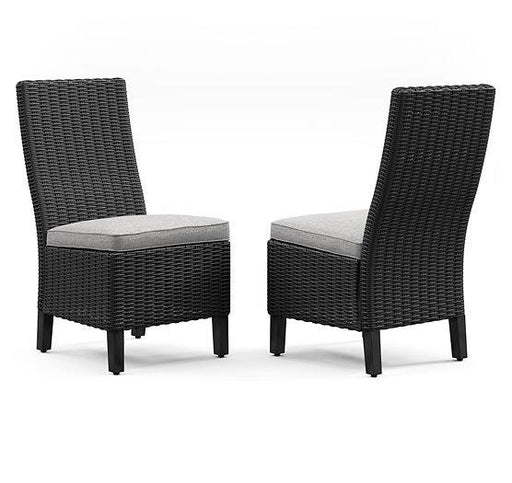Beachcroft Outdoor Side Chair with Cushion (Set of 2) - Alexander's Furniture (Blairsville, GA)