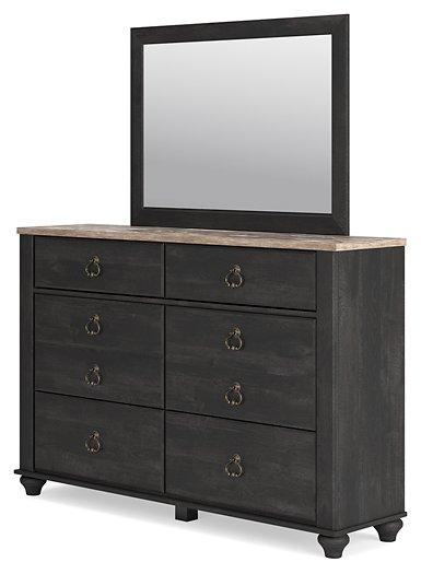 Nanforth Dresser and Mirror