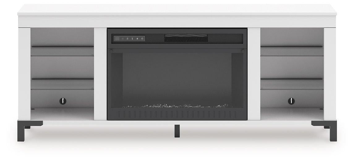 Brollevi 60" TV Stand with Electric Fireplace - Alexander's Furniture (Blairsville, GA)