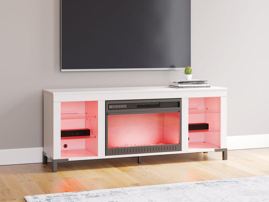 Brollevi 60" TV Stand with Electric Fireplace - Alexander's Furniture (Blairsville, GA)