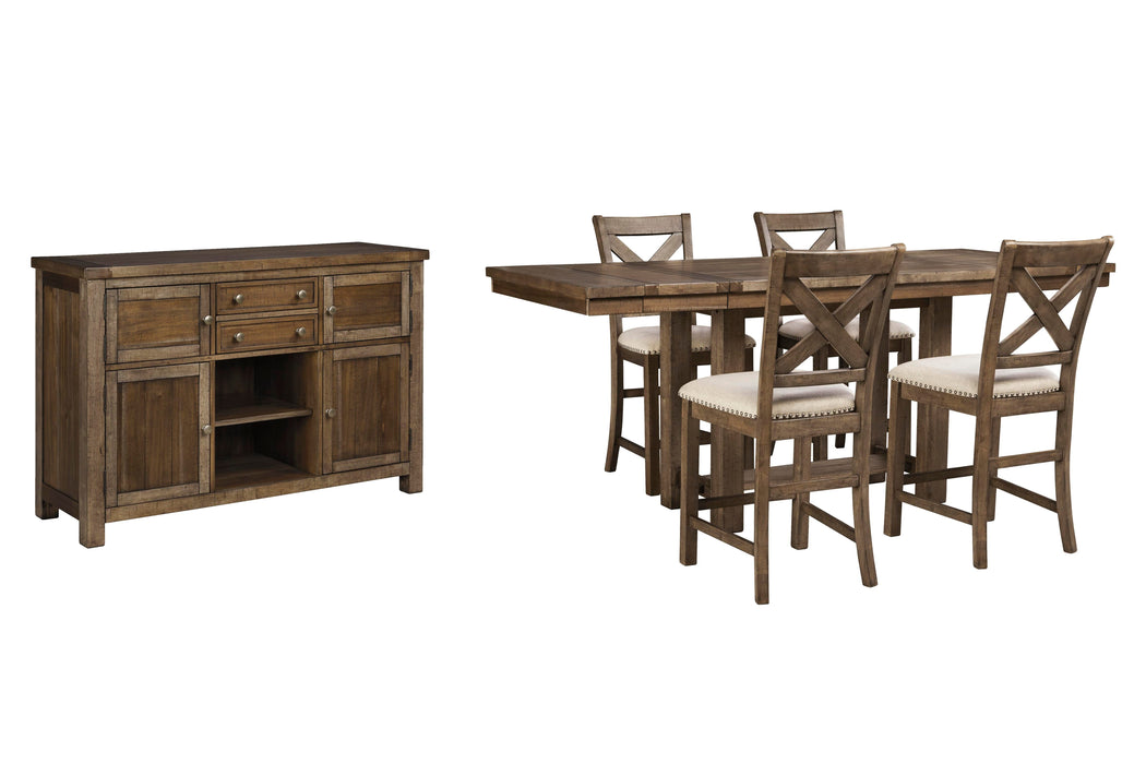 Moriville Counter Height Dining Set - Alexander's Furniture (Blairsville, GA)