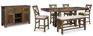 Moriville Counter Height Dining Set - Alexander's Furniture (Blairsville, GA)