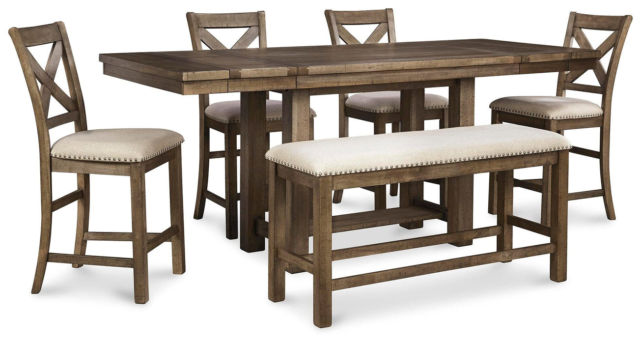 Moriville Counter Height Dining Set - Alexander's Furniture (Blairsville, GA)