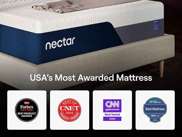 Nectar Luxe Memory Foam 5.1 Mattress - Alexander's Furniture (Blairsville, GA)