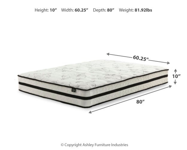Chime 10 Inch Hybrid Mattress in a Box - Alexander's Furniture (Blairsville, GA)