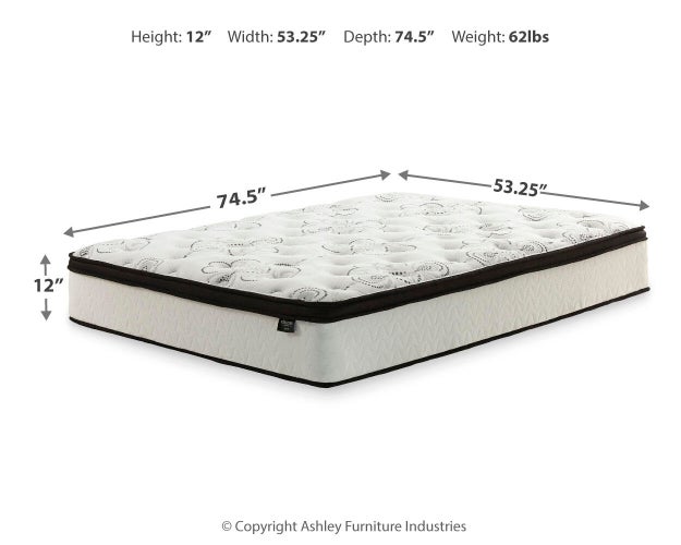 Chime 12 Inch Hybrid Mattress in a Box - Alexander's Furniture (Blairsville, GA)