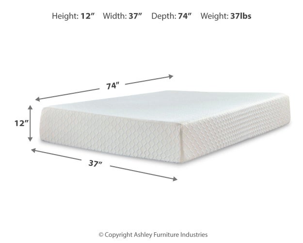 Chime 12 Inch Memory Foam Mattress in a Box - Alexander's Furniture (Blairsville, GA)