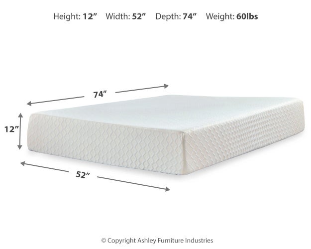 Chime 12 Inch Memory Foam Mattress in a Box - Alexander's Furniture (Blairsville, GA)