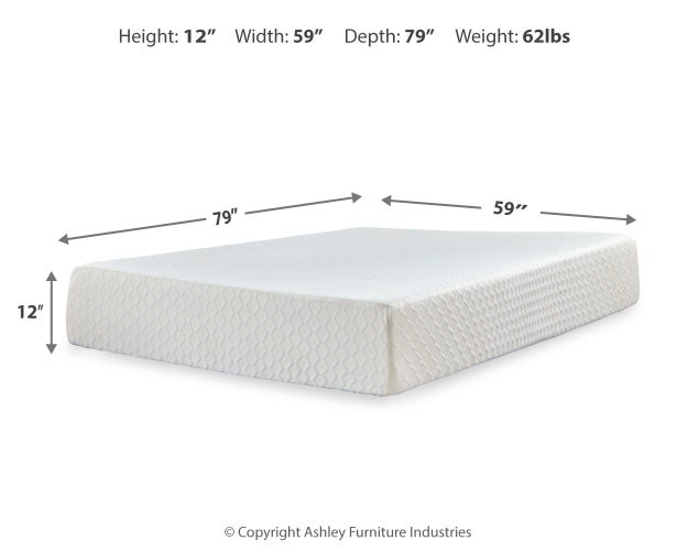 Chime 12 Inch Memory Foam Mattress in a Box - Alexander's Furniture (Blairsville, GA)