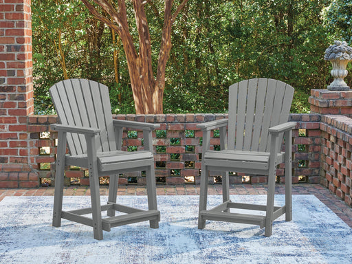 Sanctuary Beach Outdoor Counter Height Bar Stool (Set of 2) - Alexander's Furniture (Blairsville, GA)
